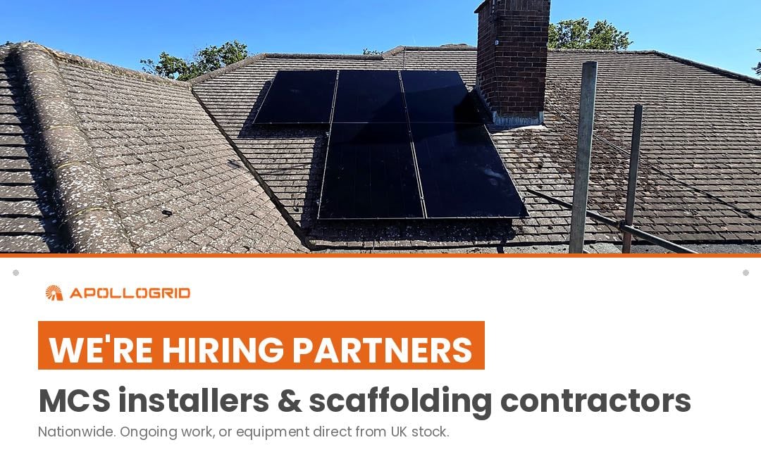 MCS Installers & Scaffolding Contractors — Partners Wanted